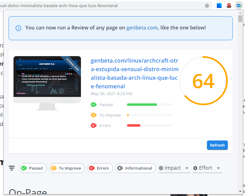 woorank extensiones SEO