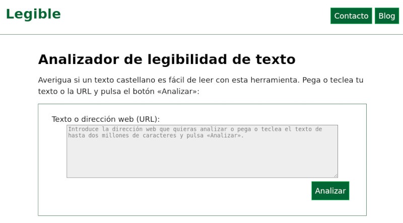 Herramientas para redactar un texto Legible