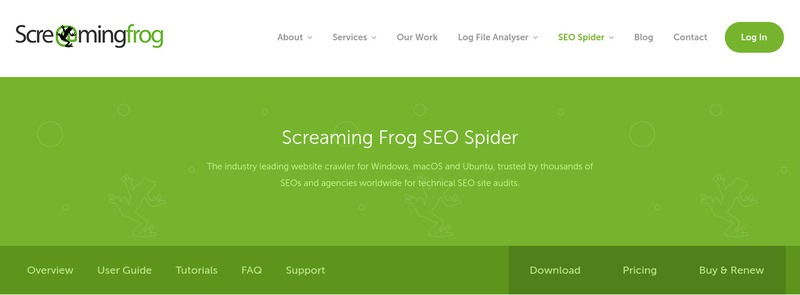 Screaming Frog - Herramienta de análisis web